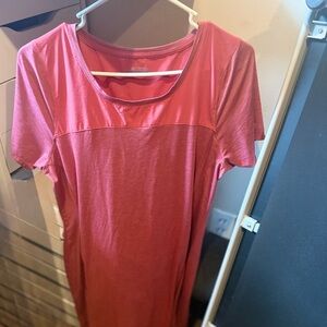 Columbia Red Short Sleeve Dress